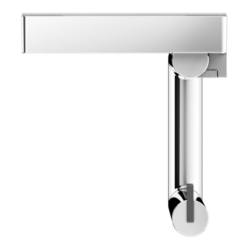 Keuco Porte-papier toilette REVA vc, en verre, ouvert, largeur rouleau 100/120 mm