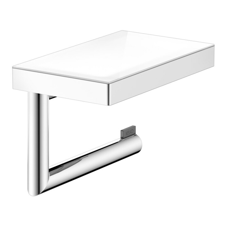 Keuco Porte-papier toilette REVA vc, en verre, ouvert, largeur rouleau 100/120 mm