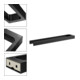Keuco Porte-serviettes Edition 11 2 pcs, fixe, 450 mm, noir mat-2
