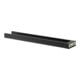 Keuco Porte-serviettes Edition 11 2 pcs, fixe, 450 mm, noir mat