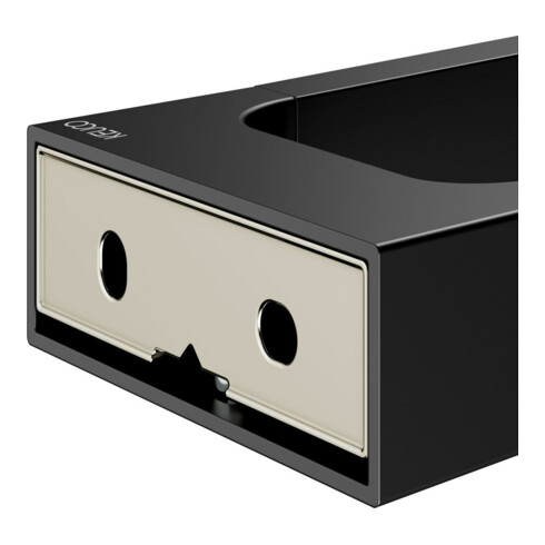 Keuco Porte-serviettes Edition 11 2 pcs, fixe, 450 mm, noir mat
