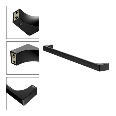 Keuco Porte-serviettes Edition 11 Largeur 622 mm, noir mat