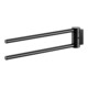 Keuco Porte-serviettes Plan 2 pcs, 300 mm, pivotant, noir-2