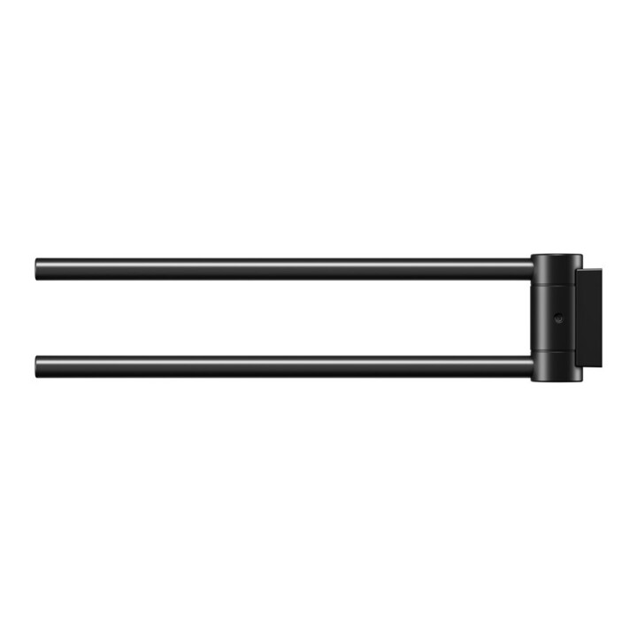 Keuco Porte-serviettes Plan 2 pcs, 300 mm, pivotant, noir