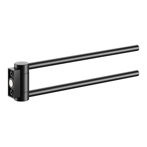Keuco Porte-serviettes Plan 2 pcs, 300 mm, pivotant, noir