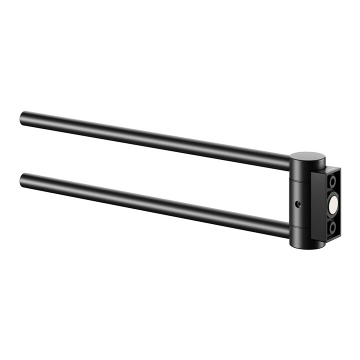 Keuco Porte-serviettes Plan 2 pcs, 300 mm, pivotant, noir