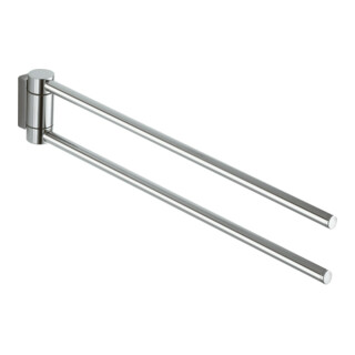 Keuco Porte-serviettes Plan 2 pcs, 438 mm, pivotant, chromé