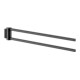 Keuco Porte-serviettes Plan 2 pcs, 438 mm, pivotant, noir-1