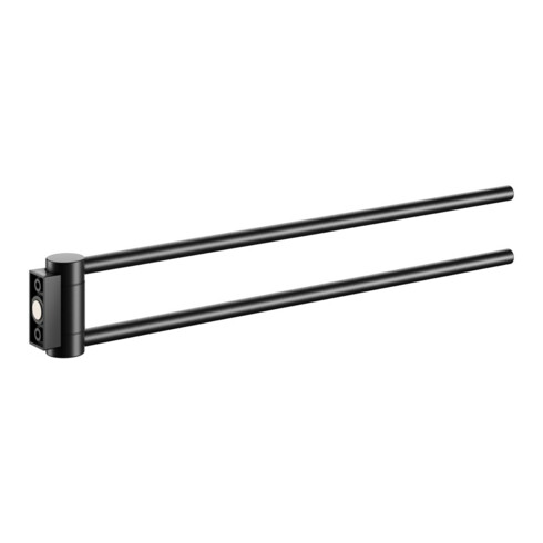 Keuco Porte-serviettes Plan 2 pcs, 438 mm, pivotant, noir