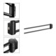 Keuco Porte-serviettes Plan 2 pcs, 438 mm, pivotant, noir-5