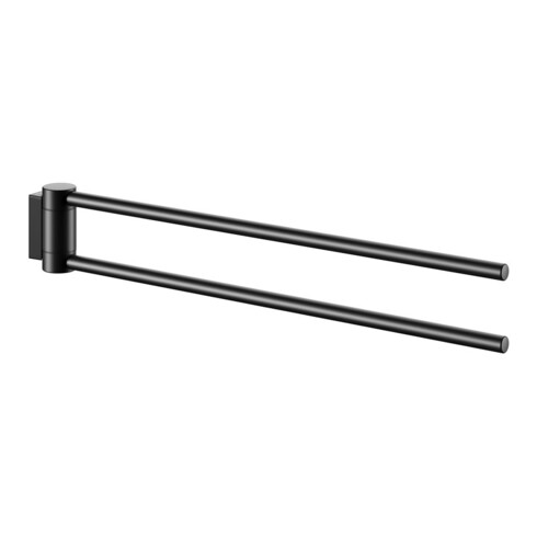 Keuco Porte-serviettes Plan 2 pcs, 438 mm, pivotant, noir