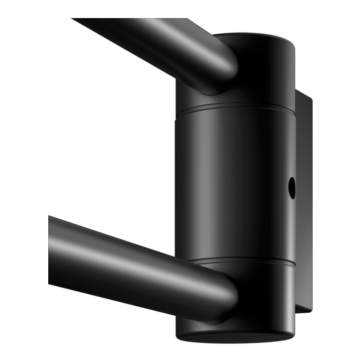 Keuco Porte-serviettes Plan 2 pcs, 438 mm, pivotant, noir