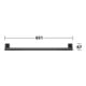 Keuco Porte-serviettes Plan largeur 651 mm, noir mat-4