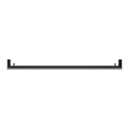 Keuco Porte-serviettes REVA avec porte-savon intégré, L 800 mm, noir mat