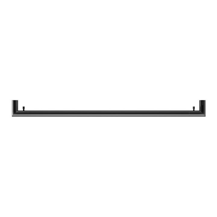 Keuco Porte-serviettes REVA avec porte-savon intégré, L 800 mm, noir mat