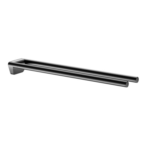 Keuco Porte-serviettes REVA Ext. 450 mm, 2 pcs, fixe, noir mat