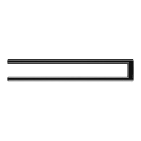 Keuco Porte-serviettes REVA Ext. 450 mm, 2 pcs, fixe, noir mat