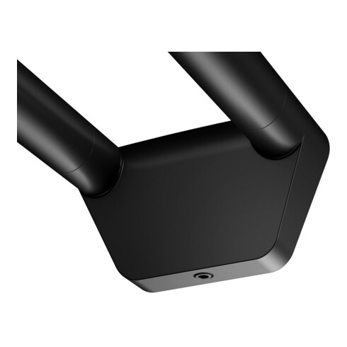 Keuco Porte-serviettes REVA Ext. 450 mm, 2 pcs, fixe, noir mat
