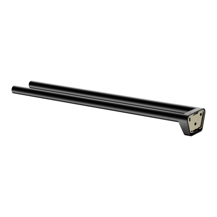 Keuco Porte-serviettes REVA Ext. 450 mm, 2 pcs, fixe, noir mat