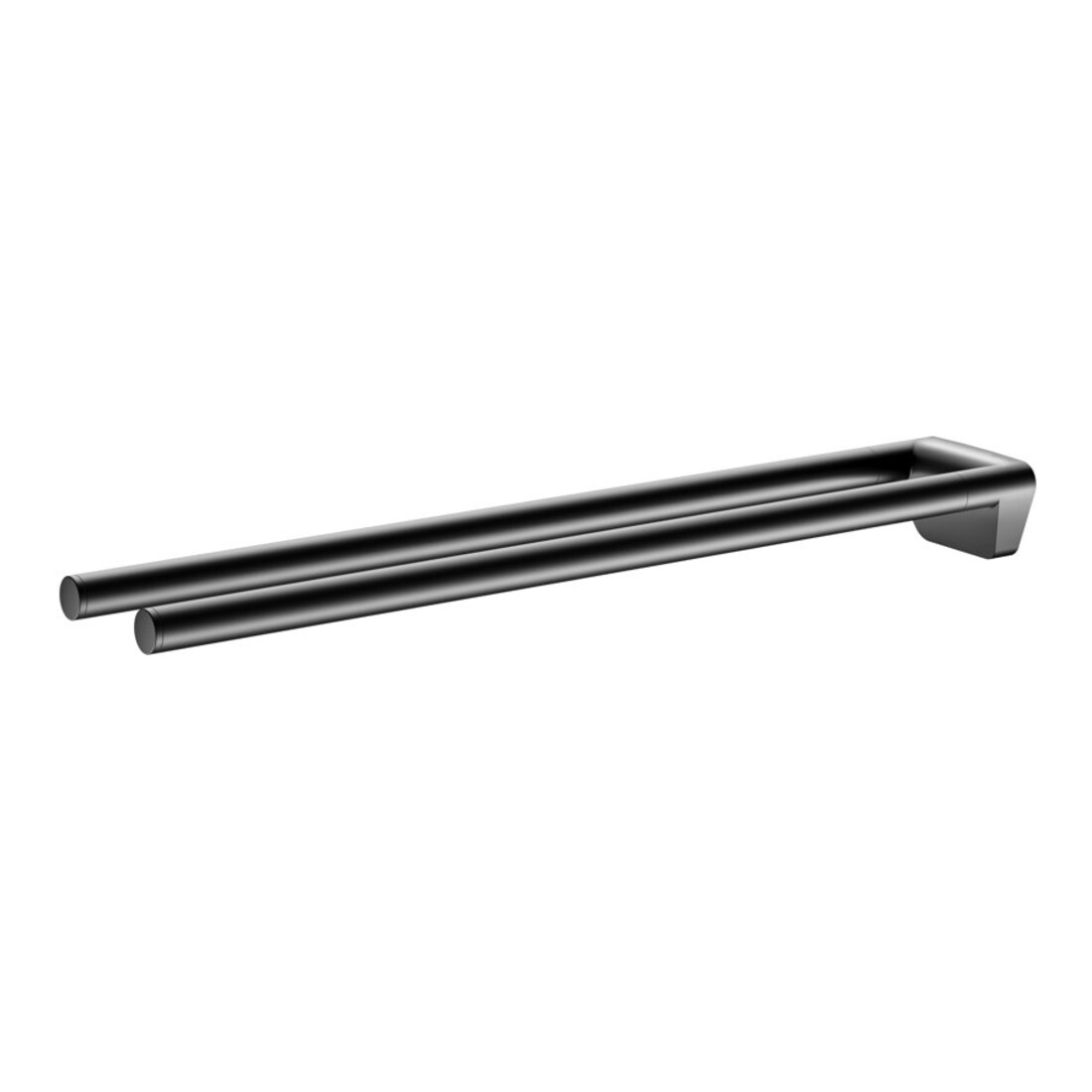 Keuco Porte-serviettes REVA Ext. 450 mm, 2 pcs, fixe, noir mat
