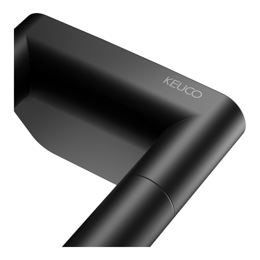 Keuco Porte-serviettes REVA Ext. 450 mm, 2 pcs, fixe, noir mat