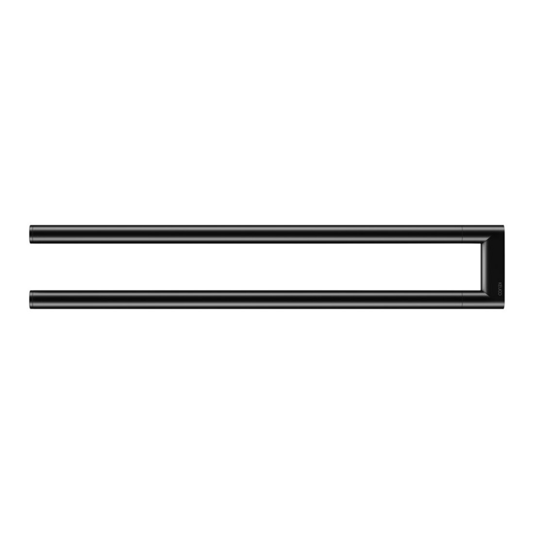 Keuco Porte-serviettes REVA Ext. 450 mm, 2 pcs, fixe, noir mat