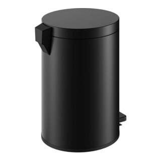Keuco Poubelle sur pied, 5 l, noir mat