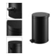 Keuco Poubelle sur pied, 5 l, noir mat-2