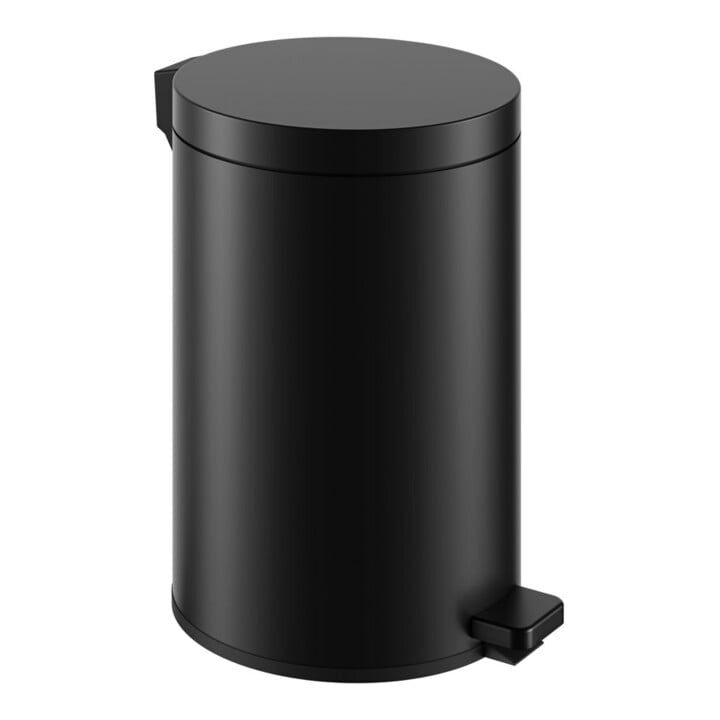 Keuco Poubelle sur pied, 5 l, noir mat