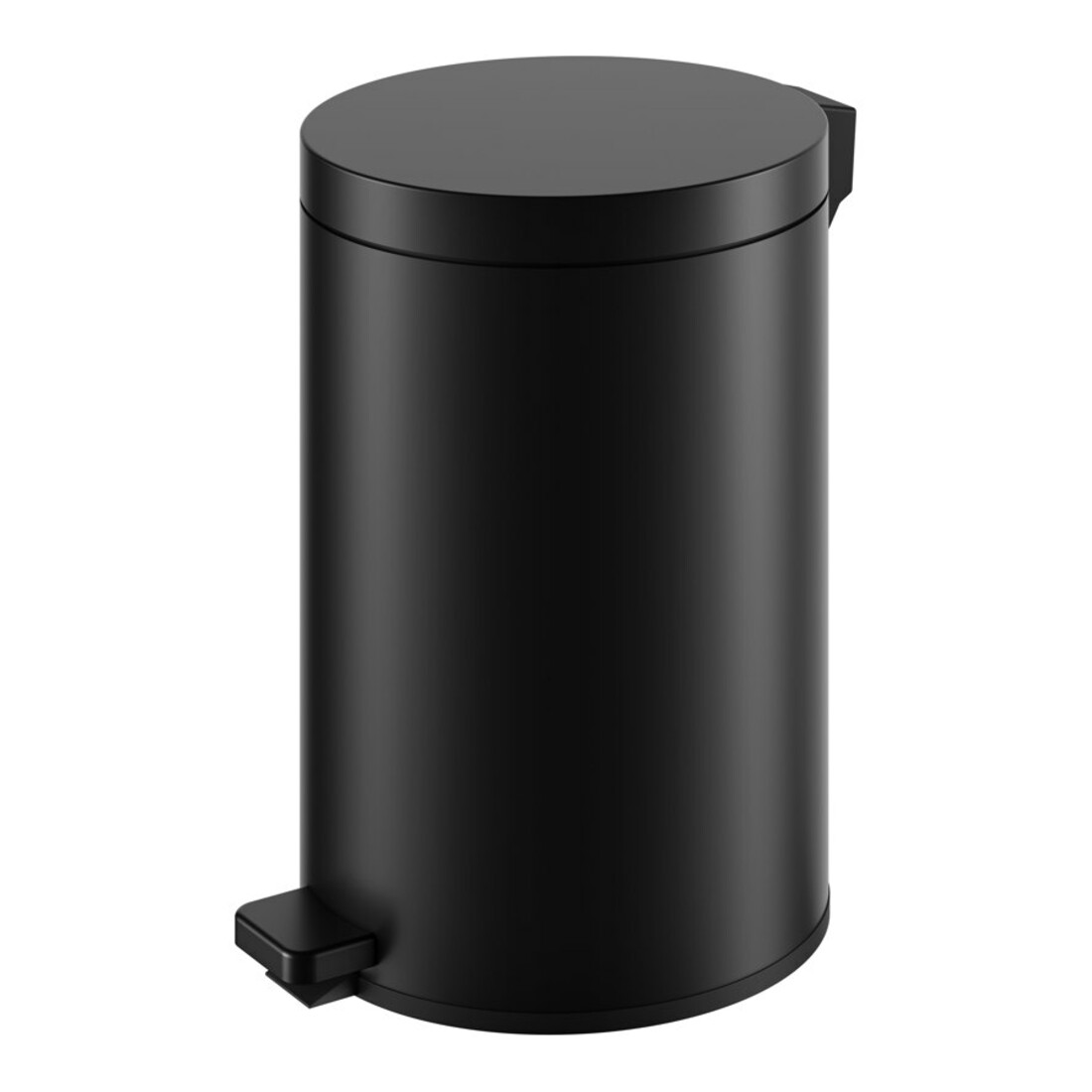 Keuco Poubelle sur pied, 5 l, noir mat