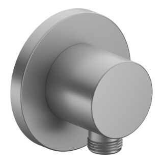 Keuco Raccord de tuyau IXMO finition aluminium, rosace ronde