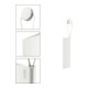 Keuco Racleur de douche Edition 400 blanc (RAL 9003), avec support mural-5