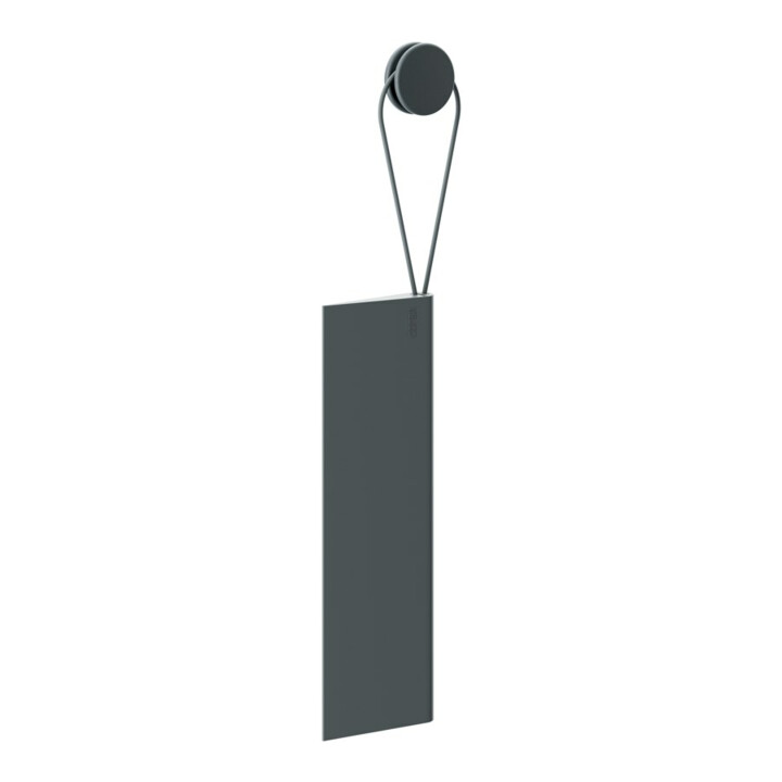 Keuco Racleur de douche Edition 400 gris (RAL 7011), avec support mural