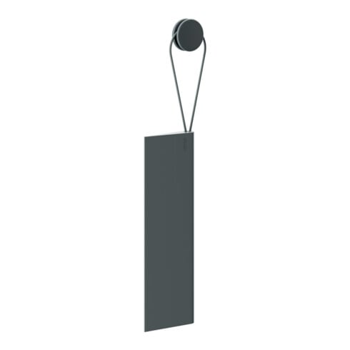 Keuco Racleur de douche Edition 400 gris (RAL 7011), avec support mural