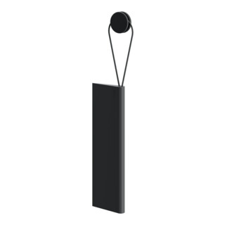 Keuco Racleur de douche Edition 400 noir (RAL 9011), avec support mural
