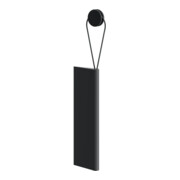 Keuco Racleur de douche Edition 400 noir (RAL 9011), avec support mural
