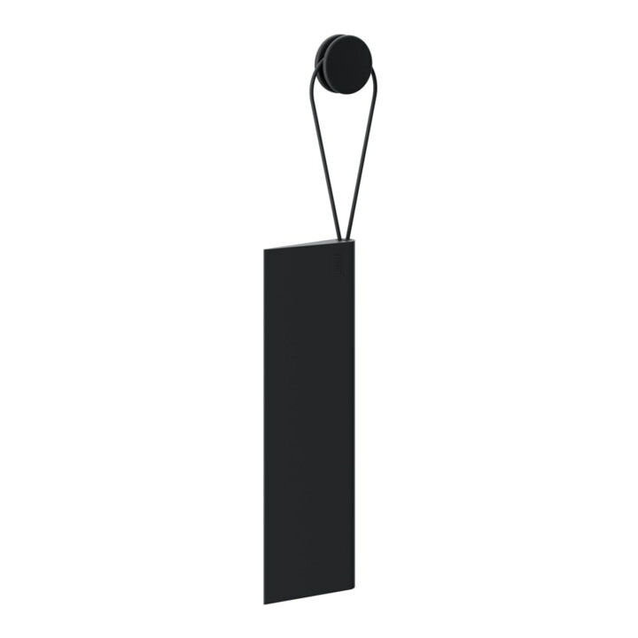 Keuco Racleur de douche Edition 400 noir (RAL 9011), avec support mural