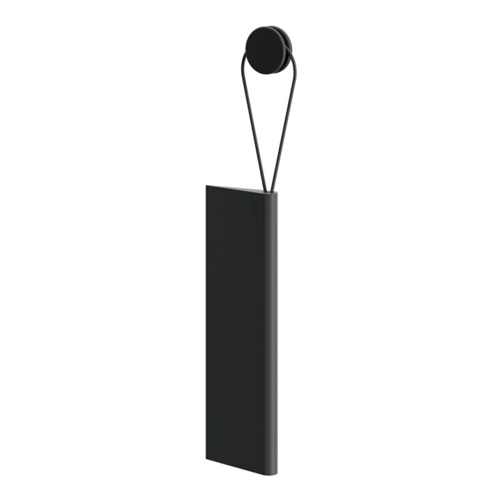Keuco Racleur de douche Edition 400 noir (RAL 9011), avec support mural