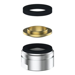 Keuco Régulateur de jet avec accessoire, pièce de rechange ARM 50100 finition alu