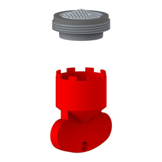 Keuco Régulateur de jet avec accessoires, rechange ARM 50100 50100000520 chromé