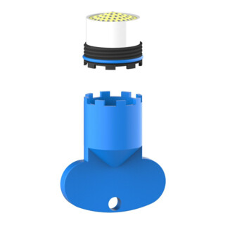 Keuco Régulateur de jet remplaçable ARM 50100 Cache M16,5x1 jaune, pour 51609