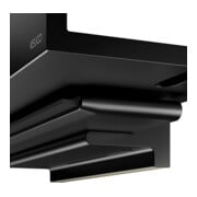 Keuco REVA Étagère de douche noir mat, avec raclette à verre intégrée-2