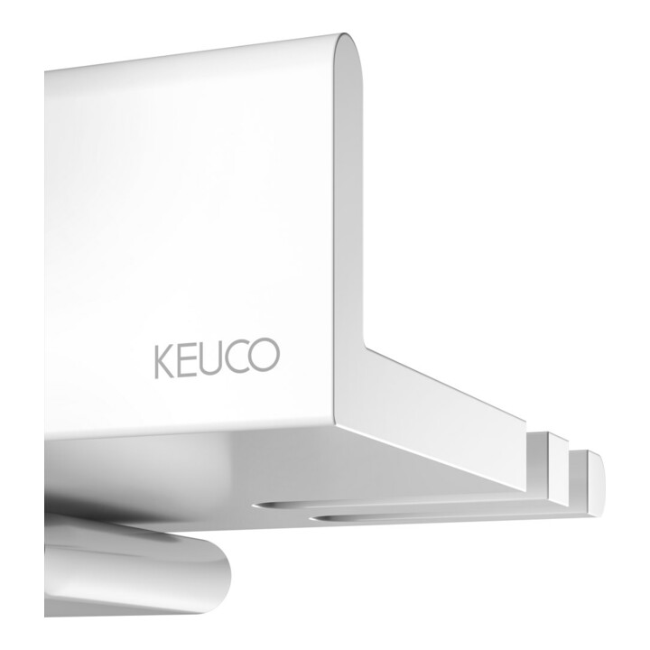 Keuco REVA tablette de douche blanche avec raclette intégrée