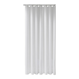 Keuco Rideau de douche Plan uni 2000x2000 mm, 11 œillets, blanc