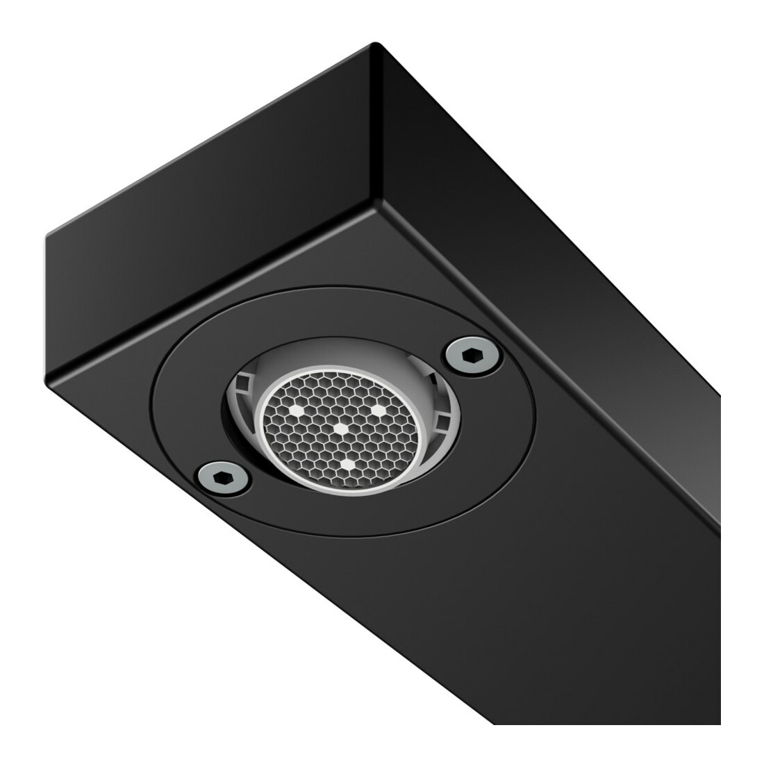 Keuco Robinet mural 2 trous pour lavabo Edition 11 UP, sans garniture, bec 165 mm, noir mat