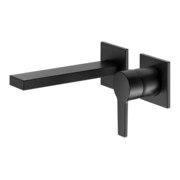 Keuco Robinet mural 2 trous pour lavabo Edition 11 UP, sans garniture, bec 165 mm, noir mat-5