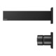 Keuco Robinet mural 2 trous pour lavabo Edition 11 UP, sans garniture, sortie 197 mm, noir mat-2