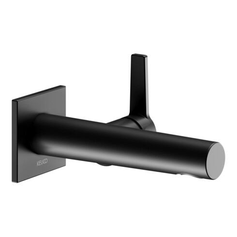 Keuco Robinet mural lavabo 2 trous Edition 11 UP, sans vidage, bec 197 mm, chrome mat
