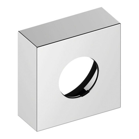 Keuco Rosace de rallonge IXMO chrome mat, carrée, pour robinet encastré THM