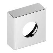 Keuco Rosace de rallonge IXMO chrome mat, carrée, pour robinet encastré THM
